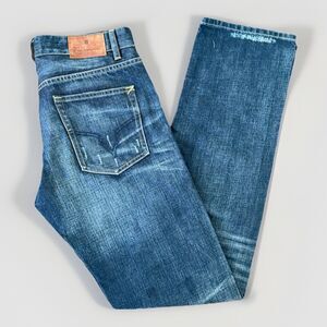 7 Diamonds Mens 30x 33 Kelso Straight Butterfly Jeans Dark Wash 100% Cotton NWOT